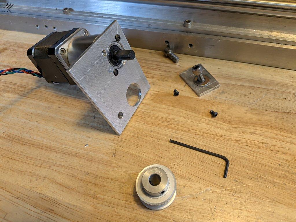 Swing Motor Mount Plate & Belt Tension - Cover Image